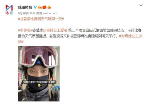 谷爱凌比赛延期到什么时候(附2022年最新排行榜前十名单)
