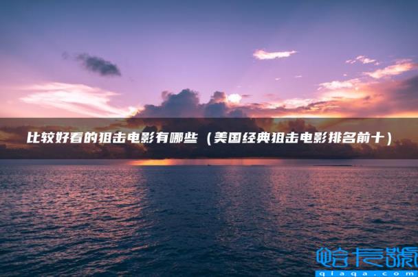 比较好看的狙击电影有哪些,美国经典狙击电影排名前十(附2022年最新排名前十榜单)