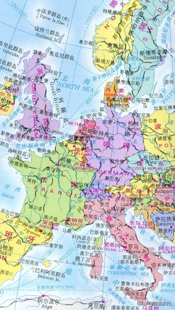 欧洲面积最大的国家排名前十,欧洲国家面积排行榜(附2022年最新排名前十榜单)