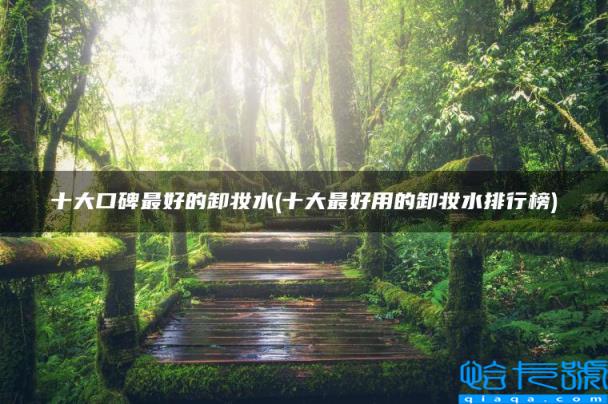 十大最好用的卸妆水排行榜,十大口碑最好的卸妆水(附2022年最新排名前十榜单)