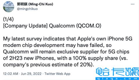 苹果花了几十亿的自研基带 可能翻车了。。。(附2022年最新排名前十榜单)